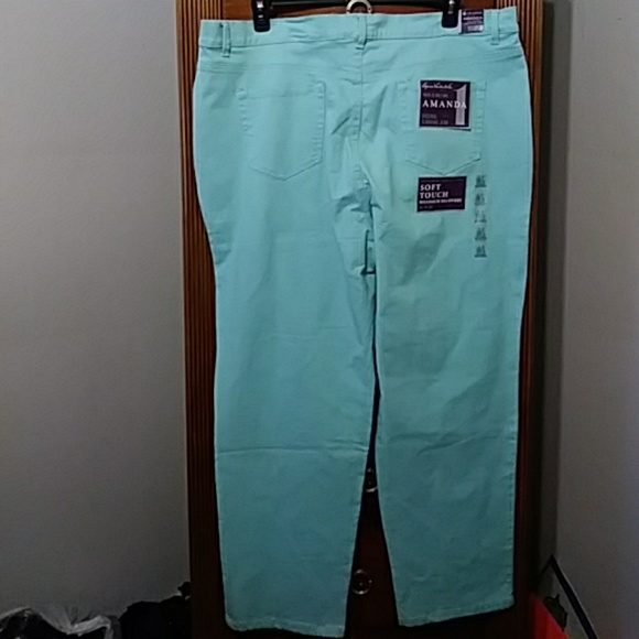 ❤FinalSale*Gorgeous Nwt Aqua Blue Slimming Jeans - Picture 4 of 6